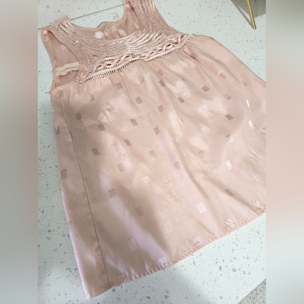 Kimchi Blue Pink Lace Blouse